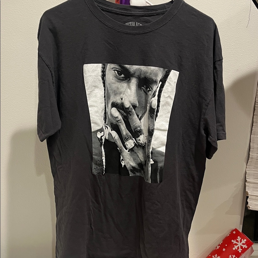Snoop Dogg Black Graphic T-Shirt